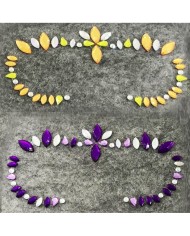 Yüz Taşları Sarı,Mor Seçim