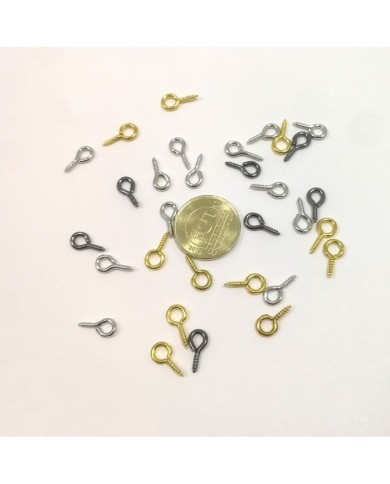 Minik Vida 11 mm  Reçine Epoksi Takı - Renk Seçmeli