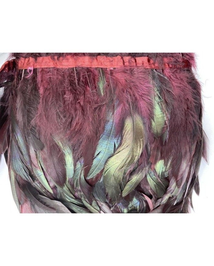 Şandel Tüyü Koyu Bordo 1 Metre