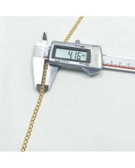 Takı Zinciri - Bileklik ve Kolye - 4 mm Gold 10 mt Takı Zinciri - Bileklik ve Kolye - 4 mm Gold 10 mt