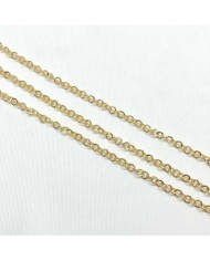 Takı Zinciri - Bileklik ve Kolye - 4 mm Gold 10 mt Takı Zinciri - Bileklik ve Kolye - 4 mm Gold 10 mt