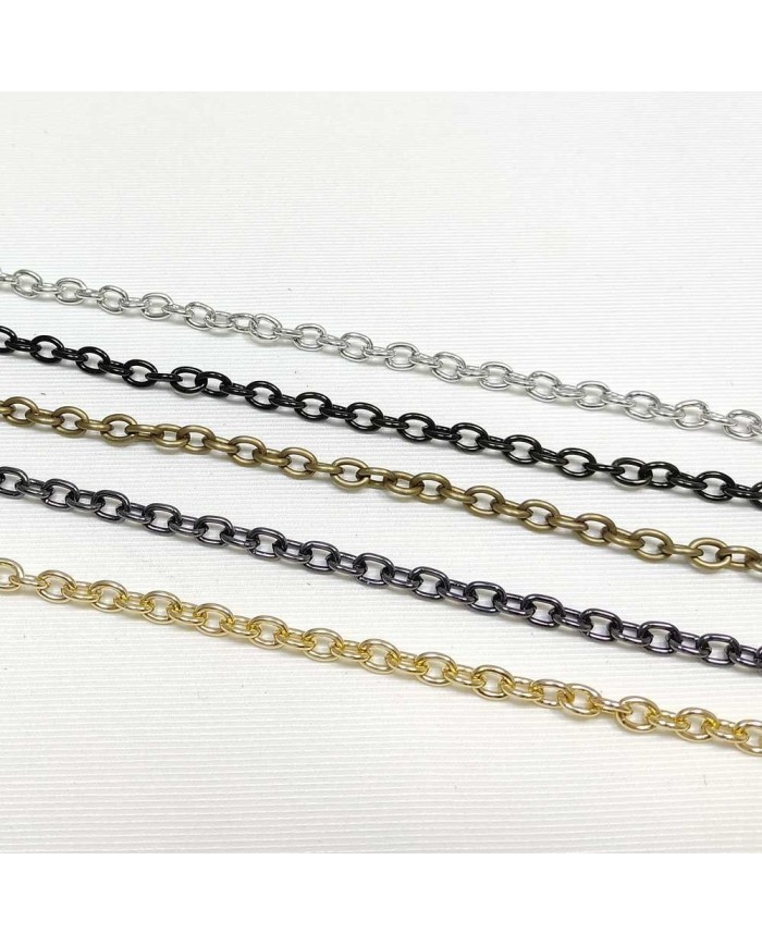 Takı Zinciri - 5 mm - Koyu Gold - 50 Metre