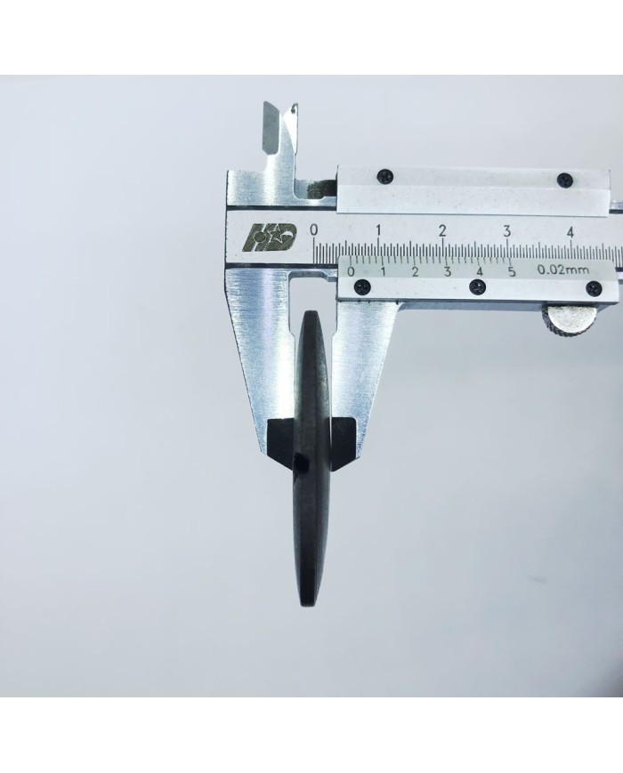 Ahşap Boncuk - Yan Çizgili Daire Model 10 Adet