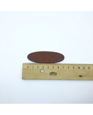 Ahşap Boncuk - Yassı Elips Model 10 Adet