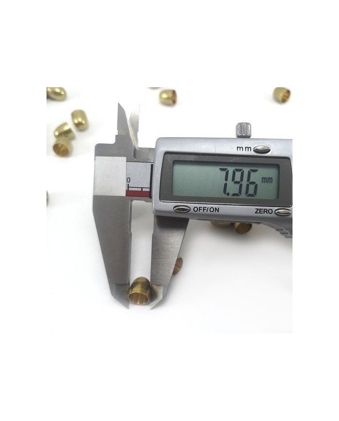 9mm Huni Boncuk Kapak - Boncuk Şapkası - Gold - 10 Adet