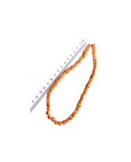 İpe Dizili Seramik Boncuk Sarı Küp 5mm - 1 Dizi