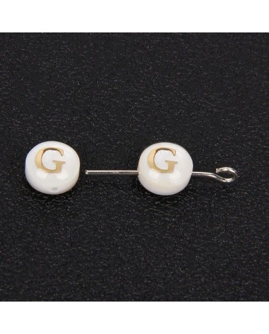 Sedef Varaklı Harf - G - 1 adet - 8mm