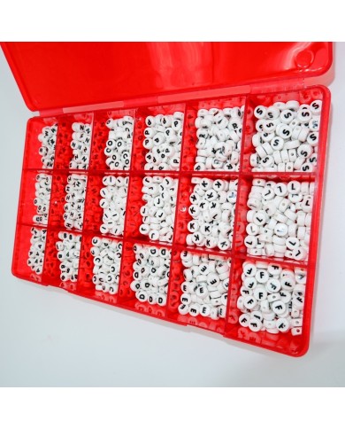 "B" 8 mm Adet Sedef Harf Boncuk