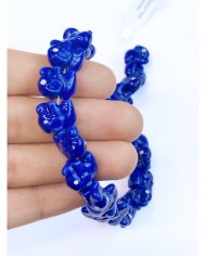 İpe Dizili Seramik Boncuk Lacivert Fil 9mm - 1 Dizi