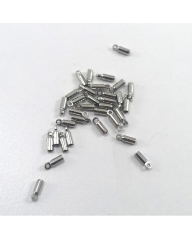 Huni Boncuk Kapak - Boncuk Şapkası - 6 mm - Gümüş - 50 Adet