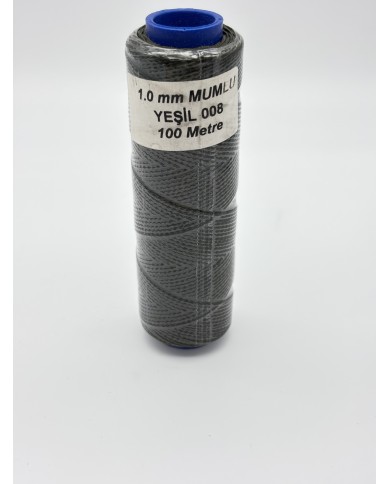 Mumlu İp Haki Yeşil 1 mm 100 Metre
