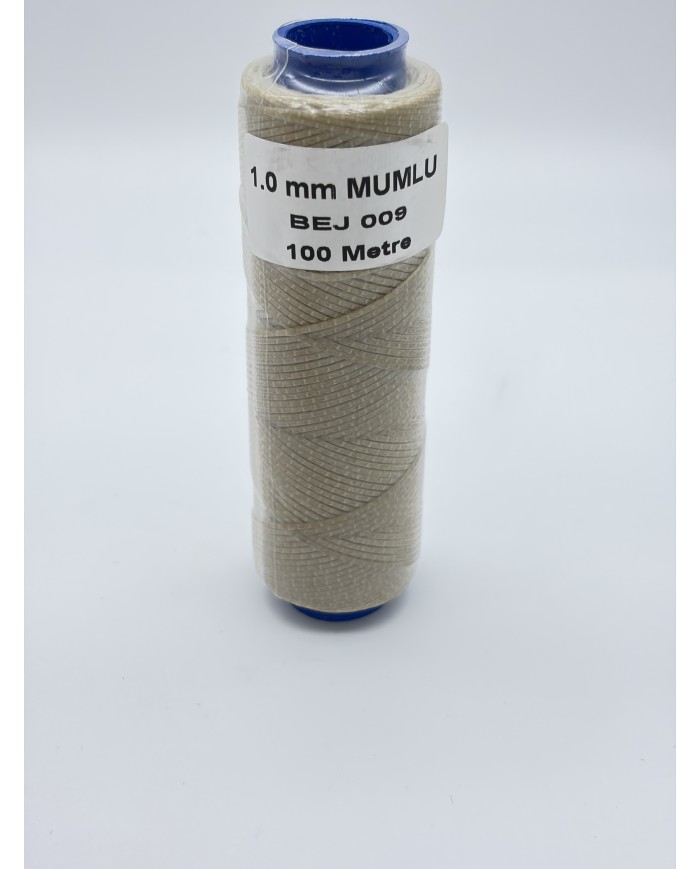 Mumlu İp Kum Beji 1 mm 100 Metre