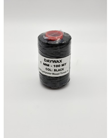 Mumlu İp Siyah 1 mm 100 Metre