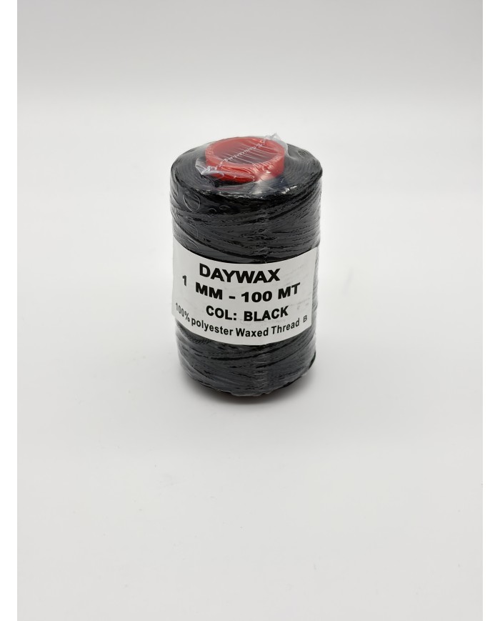 Mumlu İp Siyah 1 mm 100 Metre