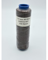 Mumlu İp Siyah 1 mm 100 Metre
