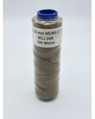 Mumlu İp Kahve 1 mm 100 Metre