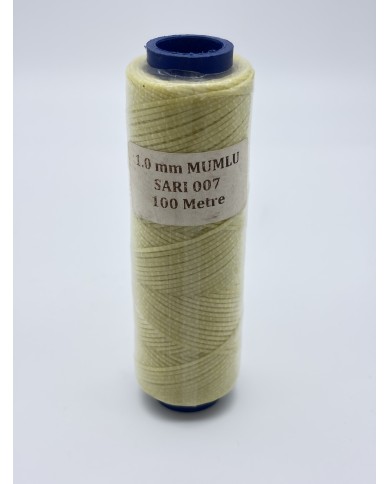Mumlu İp Açık Limon Sarısı 1 mm 100 Metre