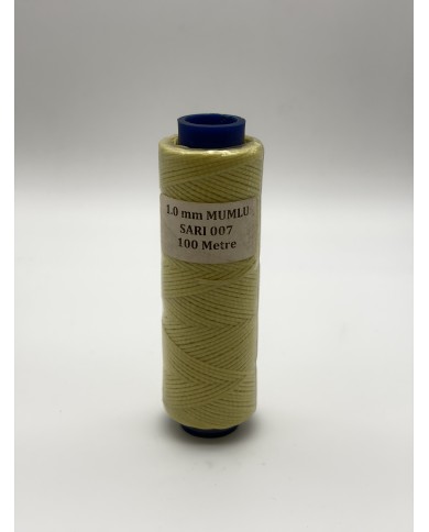 Mumlu İp Açık Limon Sarısı 1 mm 100 Metre