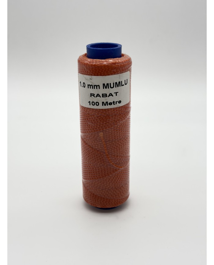 Mumlu İp Rabat Turuncusu 1 mm 100 Metre
