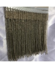 15 cm Kesme Boncuk Saçak Vizon Gri 1 Metre