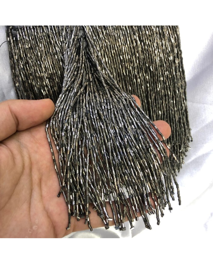 15 cm Kesme Boncuk Saçak Eskitme Bronz 1 Metre