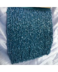 15 cm Kesme Boncuk Saçak Şeker Pembe 1 Metre