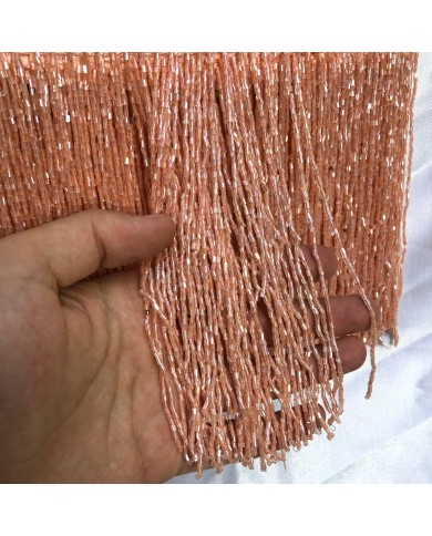 15 cm Kesme Boncuk Saçak Şeftali Bakır 1 Metre