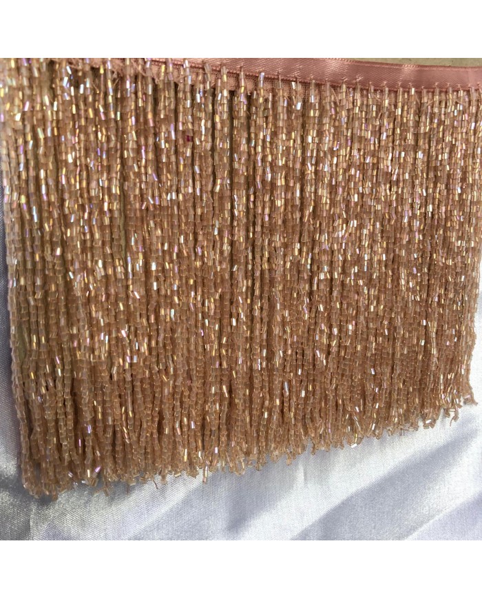 15 cm Kesme Boncuk Saçak Şeftali Bakır 1 Metre