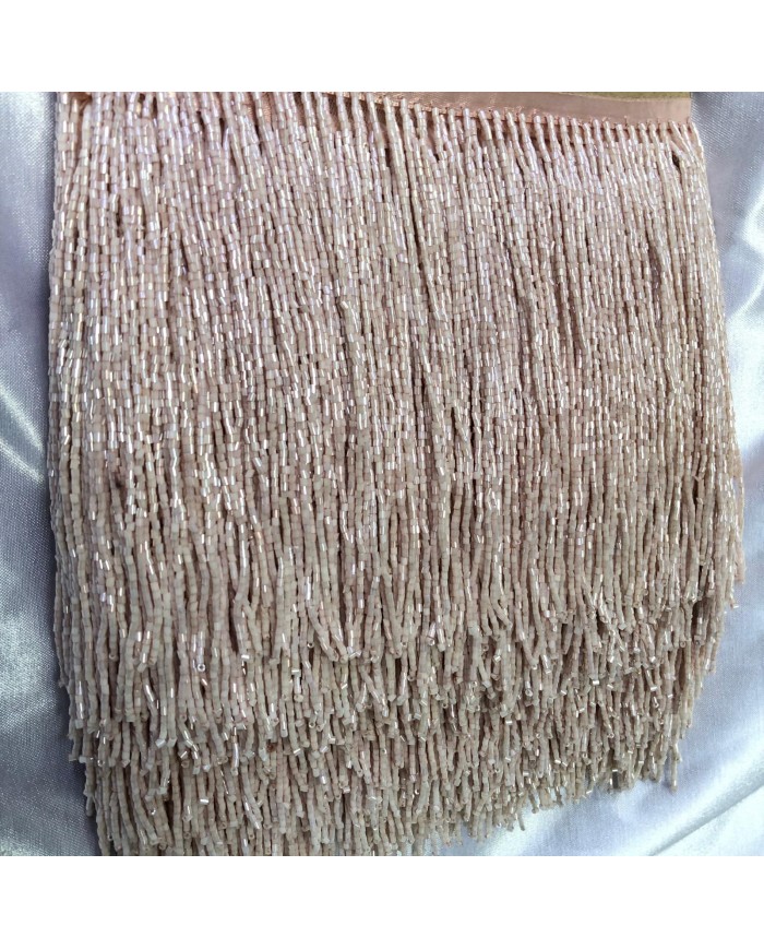 15 cm Kesme Boncuk Saçak Pudra Taş Beji 1 Metre