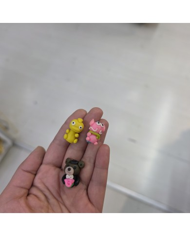 Bıyıklı Oturan Kedi Figürü Pembe 1 Adet