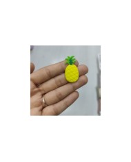 Baklava Desenli Ananas Figürü Sarı Yeşil 1 Adet