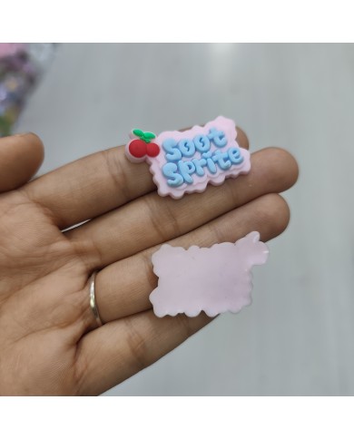 Kirazlı Sweet Sprite Yazılı Figür Pudra Mavi 1 Adet