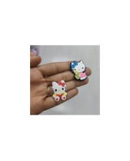 Telefon Tutan Hello Kitty Figürü Pembe Mavi 1 Adet