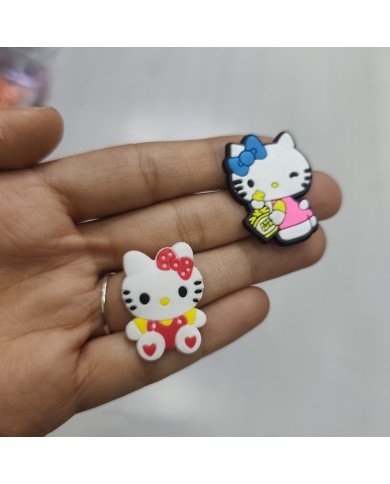 Kalpli Patili Hello Kitty Figürü Kırmızı Beyaz 1 Adet