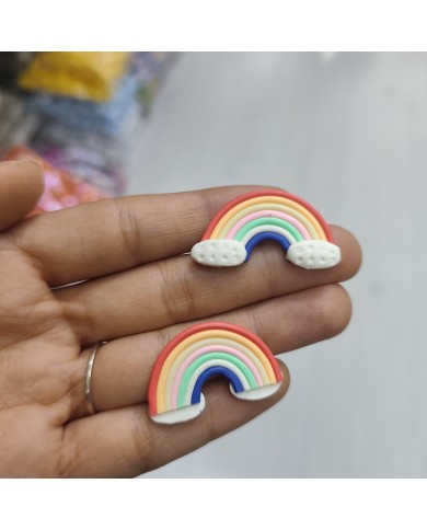 Bulutlu Pastel Gökkuşağı Figürü Çok Renkli 1 Adet